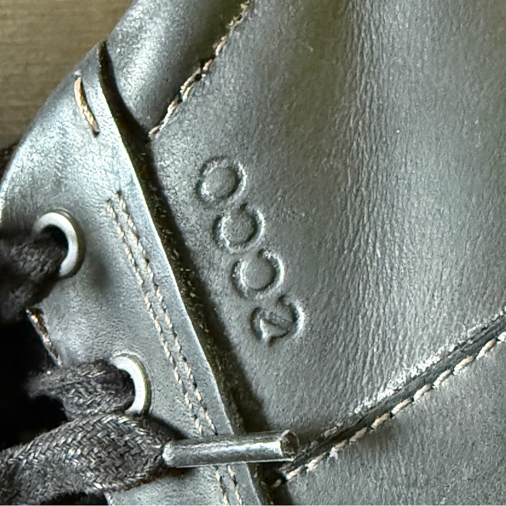 Ecco Men's Black Leather Casual Sneakers - Picture 5 of 7